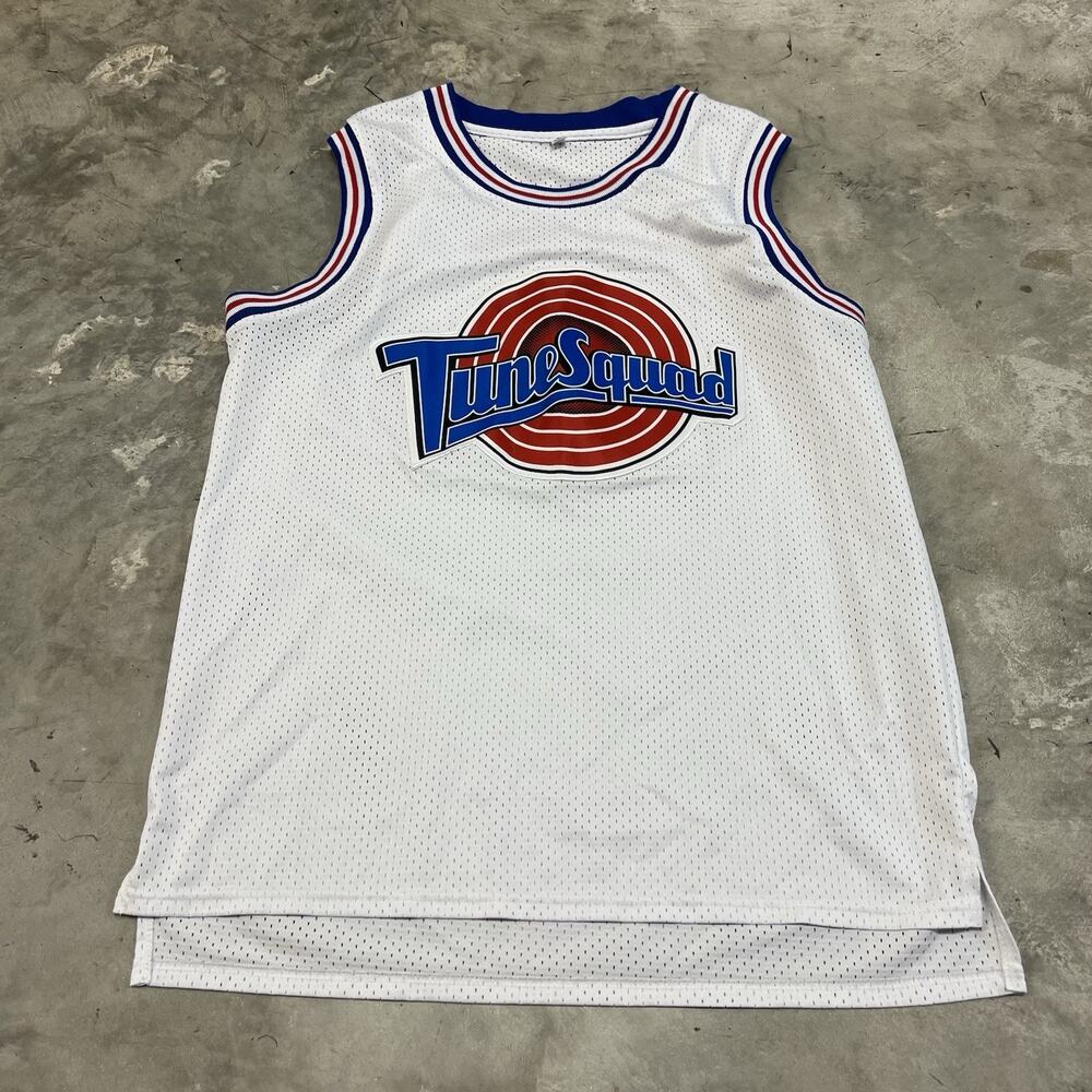 Tune Squad White Sleeveless Men's Tee-Lola